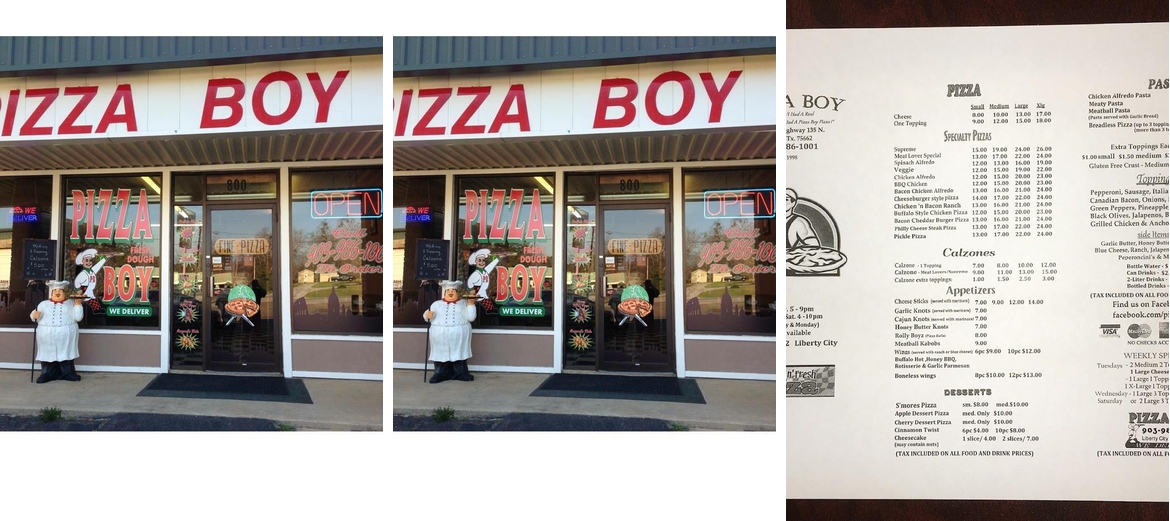 Pizza Boy (Liberty City) Menu